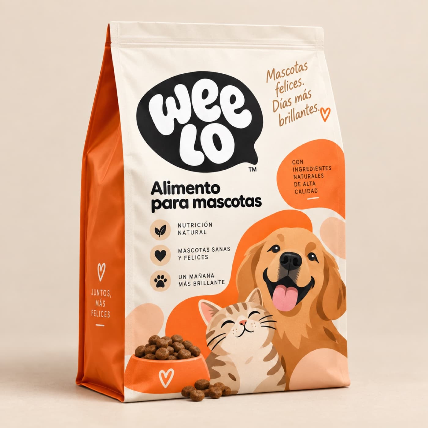Bolsa Weelo de alimento para mascotas